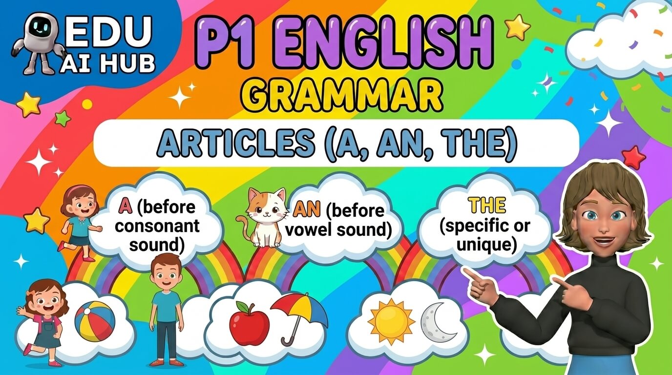 Articles (a, an, the) → Grammar