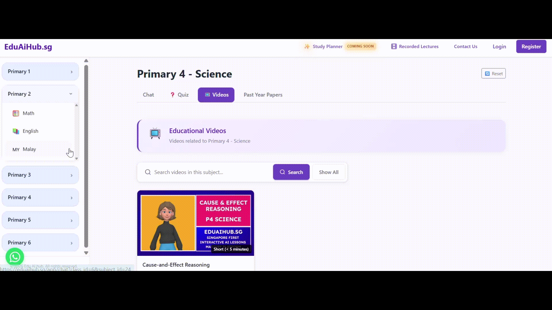 Watch interactive videos demo